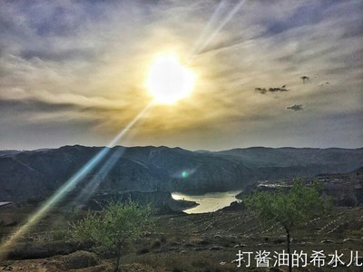 希水兒的旅行圖貼_庫布齊老牛灣徒步之旅