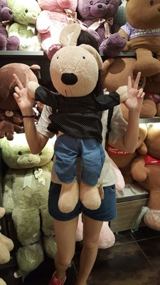 【美麗的ta】她和她的熊。