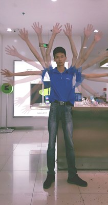 #來一張讓你看上去有超能力的照片#放膽來