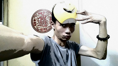 #戴一頂意想不到的“帽子”拍照#放膽來