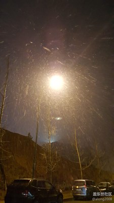 雪，飄落在長沙