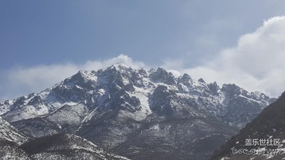 【春妝】＋甘肅渭源＋春日雪山