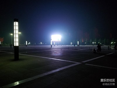 首次拍夜景