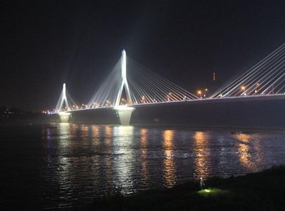 宜昌夷陵大橋夜景