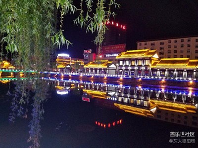 倉頡造字故里城夜景