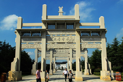 孝道園中的古建