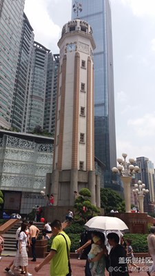 長(zhǎng)江，瓷器口古鎮(zhèn)。解放碑