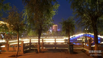 鹿邑小城夜景