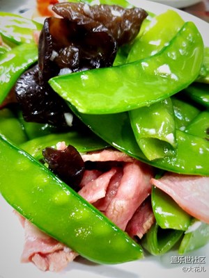 【美食環(huán)游之旅】+北京+荷蘭豆炒培根