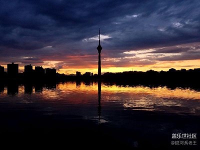 雨后短暫的美景