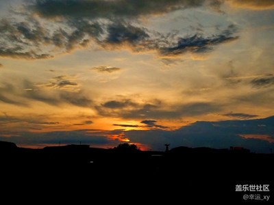 S7 edge拍攝的落日