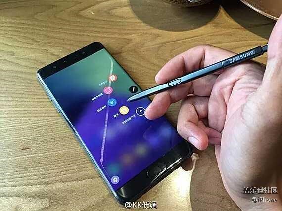 ¥5988元！Note 7 國行真機曝光：這一點漂亮