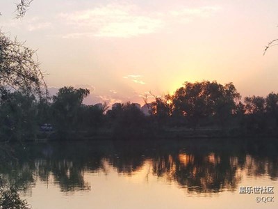 鏡湖晚霞