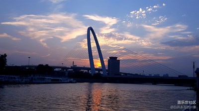 【我與晚霞有個約會】+天津+海河畔