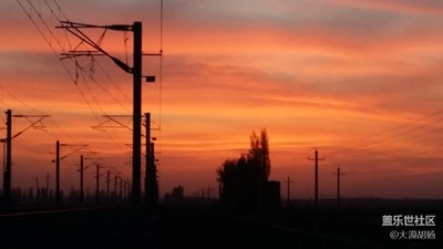 我與晚霞有個(gè)約會(huì)，石河子市，夕陽晚霞