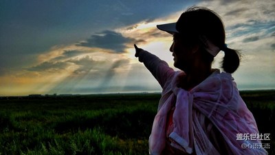 【我與晚霞有個(gè)約會(huì)】，中都草原，最美的晚霞總在風(fēng)雨后