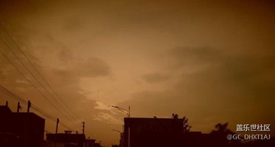 家鄉(xiāng)日落美景