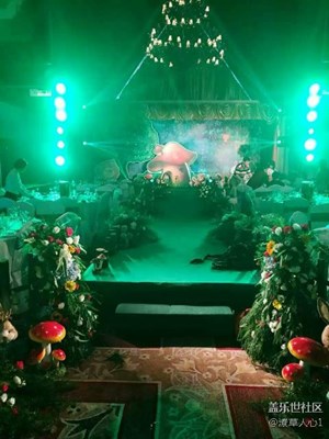 童話般的婚禮。