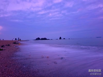 長(zhǎng)曝光下的夢(mèng)幻海灘