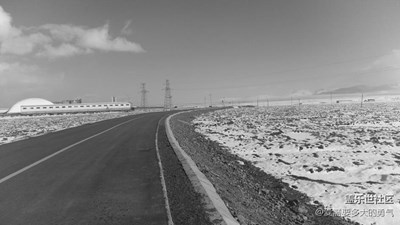 【黑白影像】+海北+雪天公路