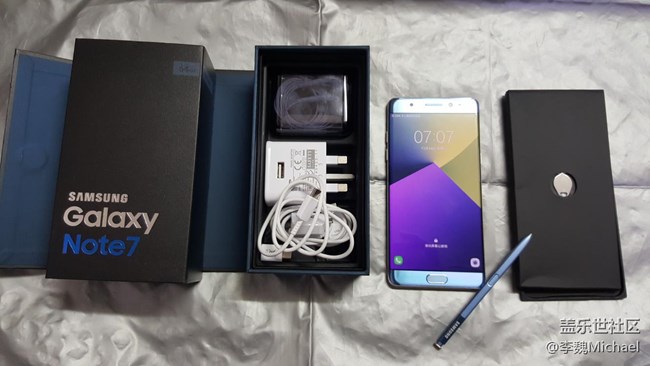 我將終身收藏NOTE7