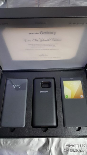 我將終身收藏NOTE7