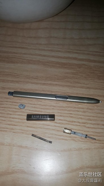 三星note5觸控筆拆解