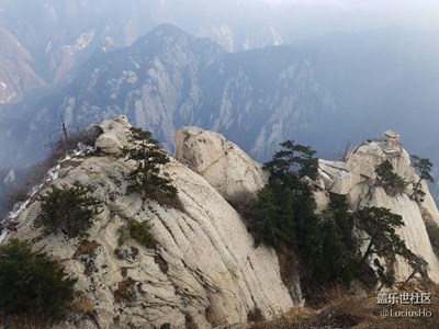 華山，，險(xiǎn)景