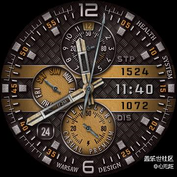 個人以為S3  Gear 最可用和實(shí)用的傳統(tǒng)表盤（有圖樣）