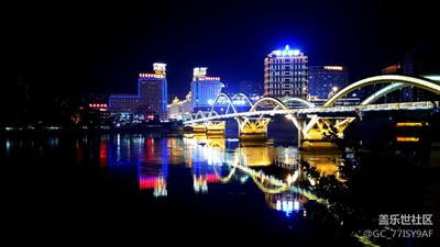 福州南江濱海峽展覽城夜景隨拍