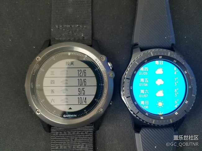 gear s3 與fenix3桌面插件對比及運動數(shù)據對比