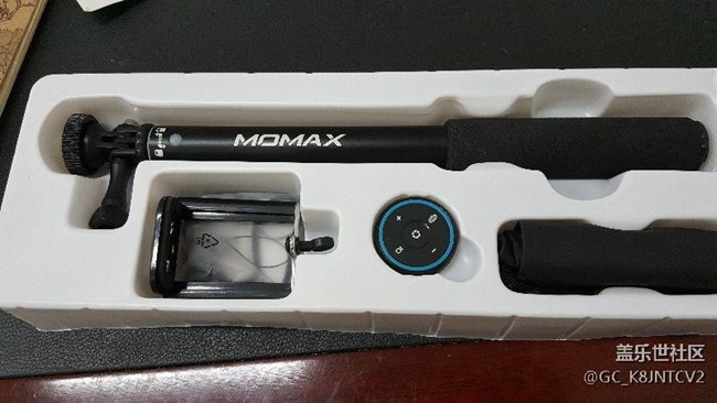 星幣商城兌換的自拍桿到了