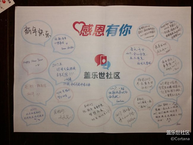 新年祝福收到啦！謝謝祝福！明信片的照片很漂亮！???