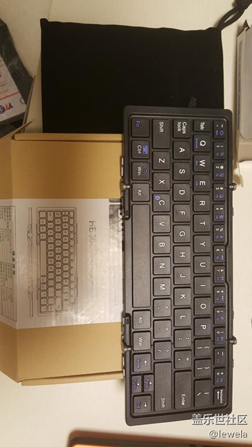 藍牙鍵盤收到了