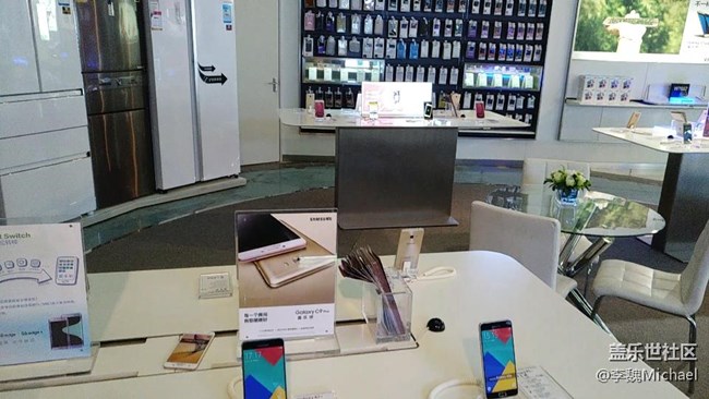 發(fā)現(xiàn)浦東一家三星旗艦店