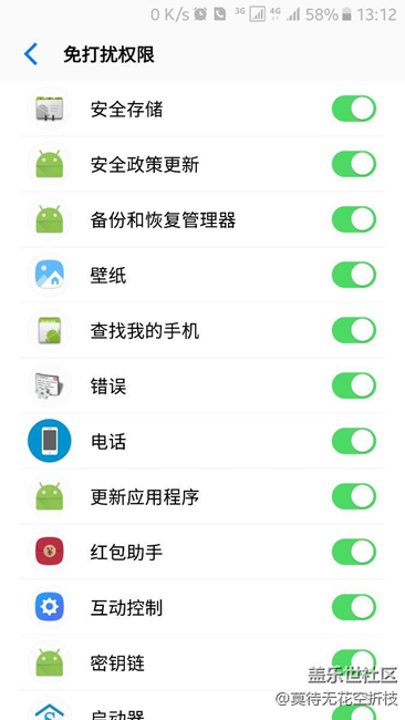 免打擾權(quán)限
