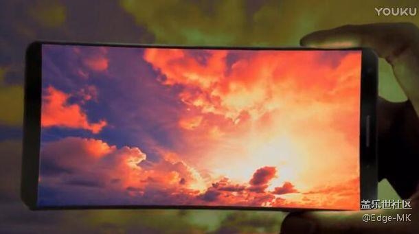 三星宣傳片驚現(xiàn)超高屏占比Galaxy S8