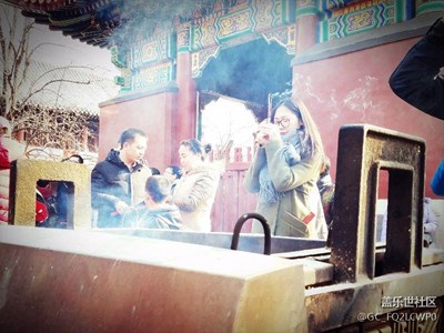 雍和宮祈福s7edge 拍攝