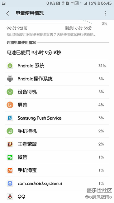 最近手機(jī)電池不頂用了了啊！一晚上待機(jī)掉百分50