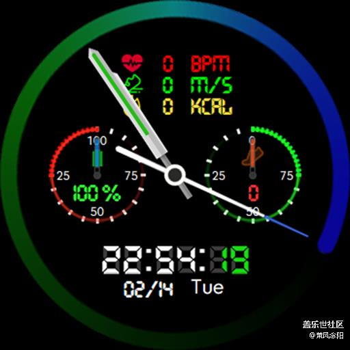 【免費(fèi)表盤】Colorful world 已上傳商店