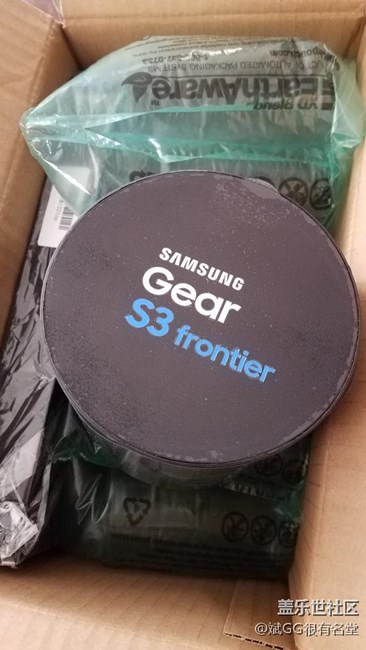 三星gear s3官網(wǎng)買的 今天到貨開箱