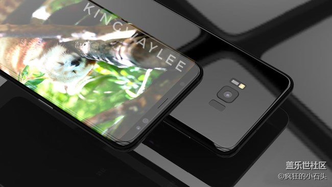 黑紫藍三星S8三色渲外形美絕了