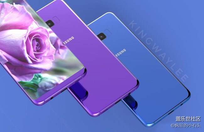 黑紫藍三星S8三色渲外形美絕了