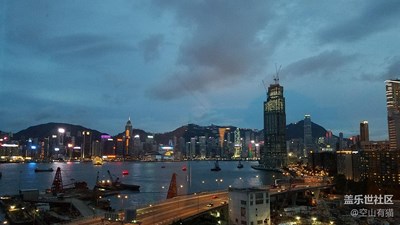 風云+香港+維港入夜