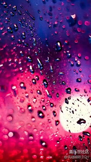 滴答滴答雨滴手機壁紙