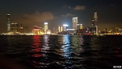 維多利亞港夜拍