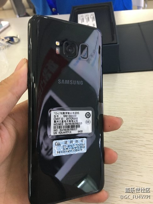 5.22成都拿到的首發(fā)s8黑色哈哈