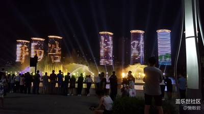 如意河水幕燈光秀