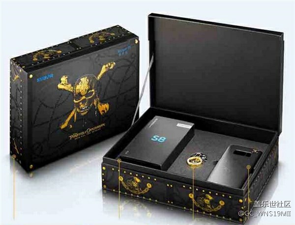 三星Galaxy S8加勒比海盜定制版上架 外觀驚艷