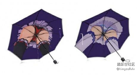 自從買了這把傘